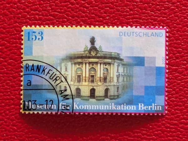 Марки Германия 2002. Серия: "Музей связи - Берлин". Редкость. См. фото