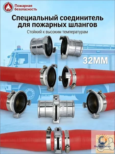 Алюминиевый адаптер, применяемый для соединения пожарного шланга диаметром 32 мм, является качественным фитингом для поливочной системы-ziqi
