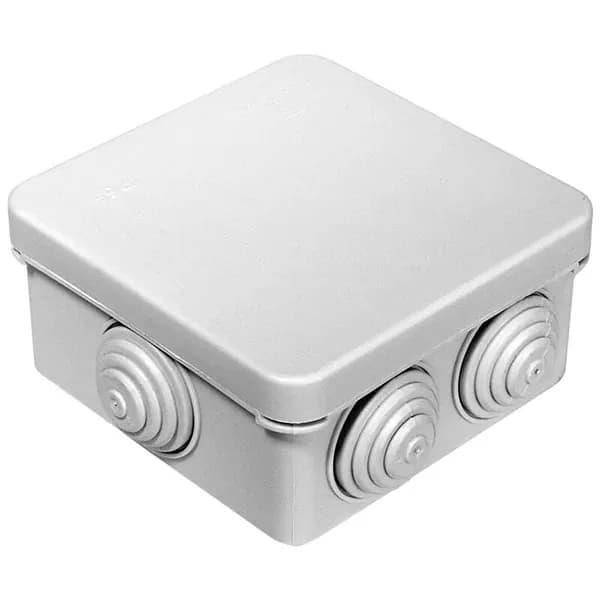 Коробка распределительная 70х70, безгалогенная (HF)/ IP55/ 6 гермовводов (40-0200) Промрукав