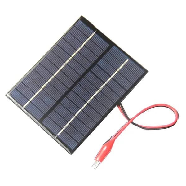 Солнечная панель 12V 2W, водонепроницаемый модуль монокристаллический / для зарядки автомобиля и кемпинга.