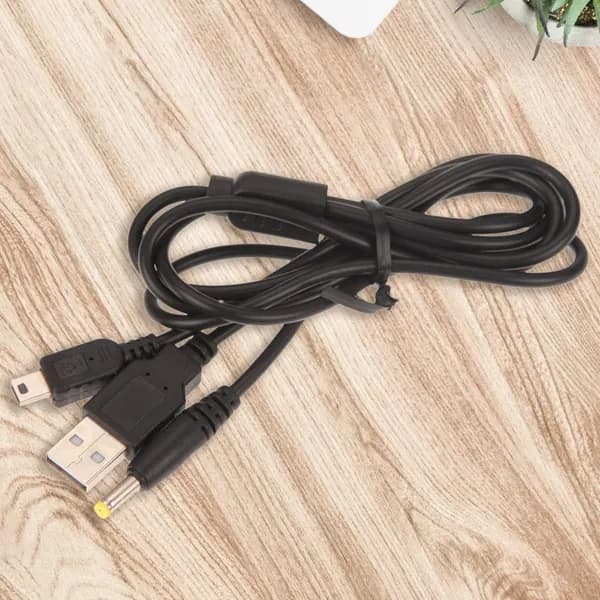 USB-кабель для PSP, 1,2 м, никелированный, зарядка и передача данных