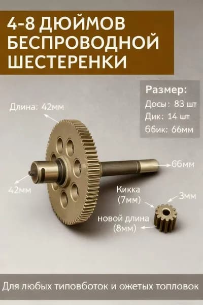 Шестерня для 4" и 6" мини-ручных пил