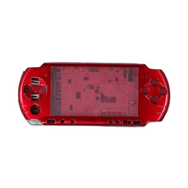 Полный комплект деталей корпуса для PSP-3000, красный