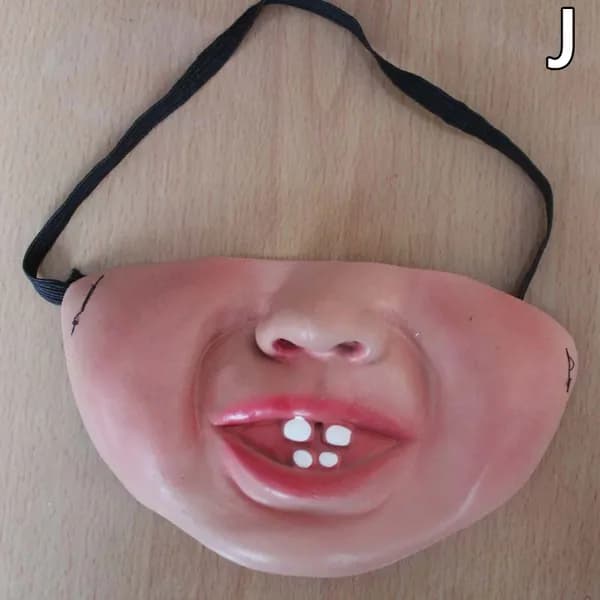 Латексная полумаска клоуна,1 шт