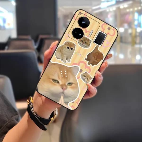 Чехол Lulumi для OPPO Realme GT NEO5/240W/Realme GT3, силиконовый, грязеотталкивающий, из ТПУ, модный дизайн.