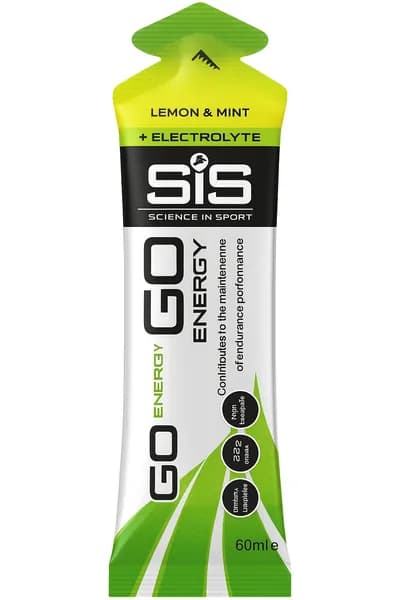 (12шт) SiS Go Isotonic Energy GEL с электролитами 60 мл (Лимон-Мята)