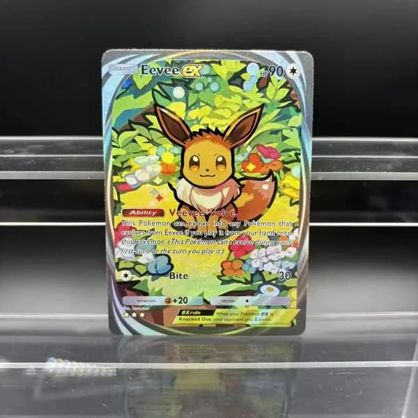 Самодельная коллекционная одиночная карта TCG POCKET EX Иви, Гиратина, Мьюту, Палкия. Классическая игровая аниме-карта, подарочная игрушка