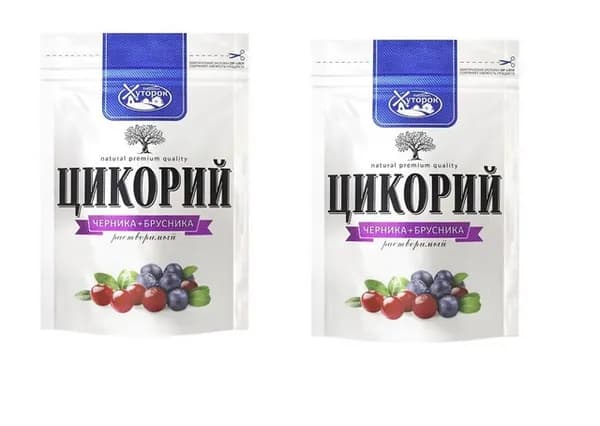 Бабушкин Хуторок Цикорий с черникой и брусникой растворимый, 100г , 2 шт