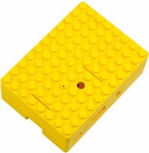 Корпус для одноплатного компьютера ACD Yellow ABS Plastic Building Block case for Raspberry Pi 3 B (RA185)