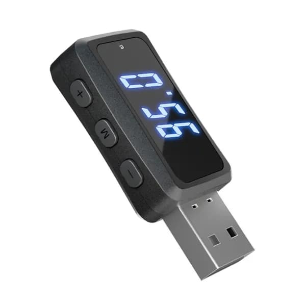 FM-передатчик USB с Bluetooth 5.3, дисплеем и функцией громкой связи