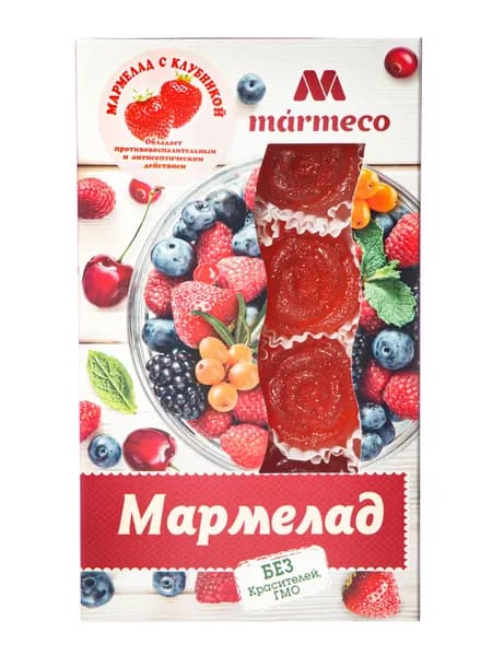 Мармелад желейный формовой " С Клубникой", 180гр