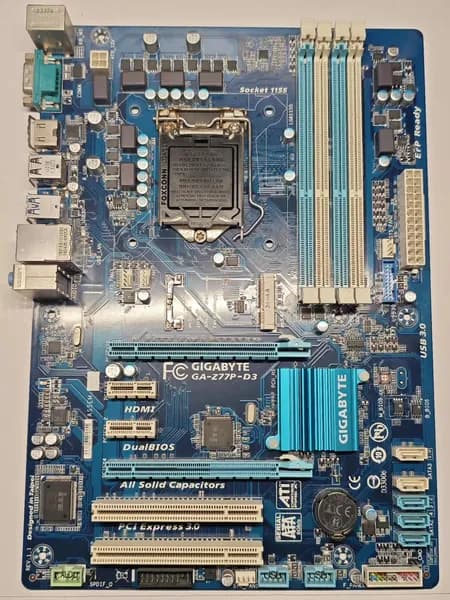 Материнская плата GIGABYTE GA-Z77P-D3 Socket LGA 1155 для Intel Core i7/i5/i3 Чипсет Intel Z77 USB 3.0 SATA 6Gb/s