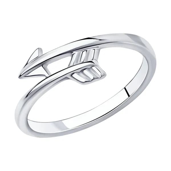 Серебряное кольцо женское 925 пробы, серебро SOKOLOV