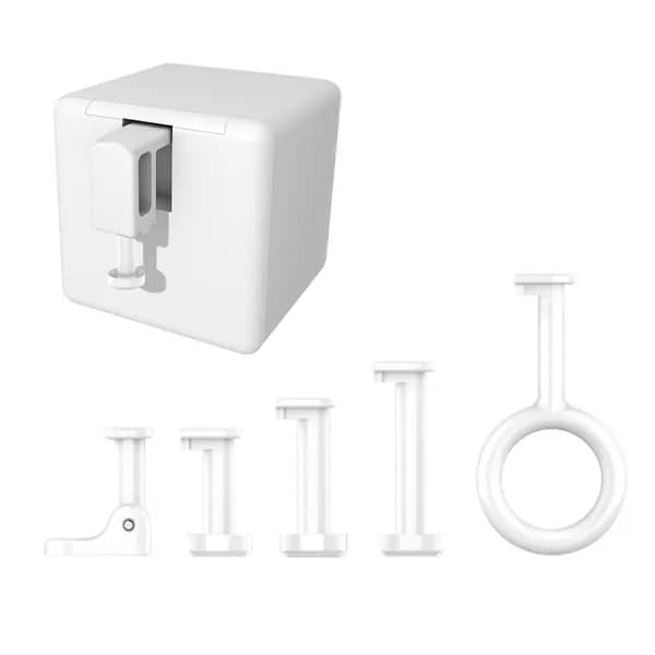 Fingerbot Moes Умный нажиматель кнопок / Bluetooth, Tuya Smartlife + Комплект тяг и манипуляторов (5 шт)