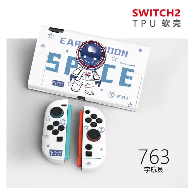 Защитный чехол для Switch 2-го поколения, мягкий чехол из ТПУ, матовый цветной чехол.