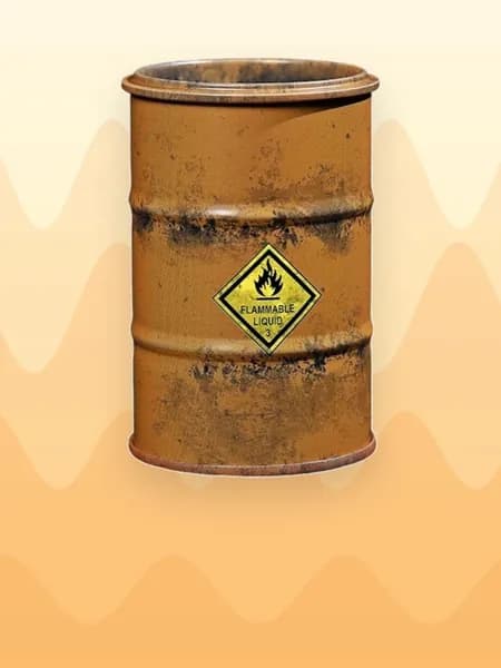 Миниатюрные модели нефтяных бочек для военных и индустриальных макетов, - 4