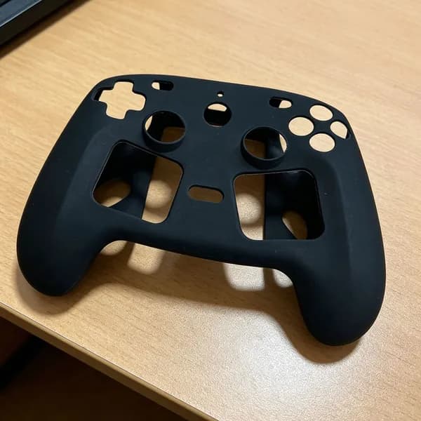 Чехол для Steam Controller 2 из силикона чёрный с антискользящей текстурой
