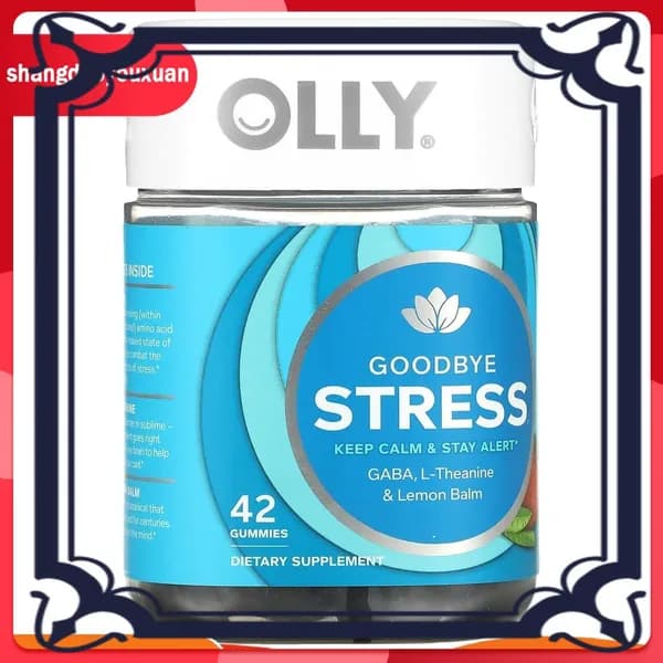OLLY, Goodbye Stress, ягодная вербена 42 жевательных мармеладки
