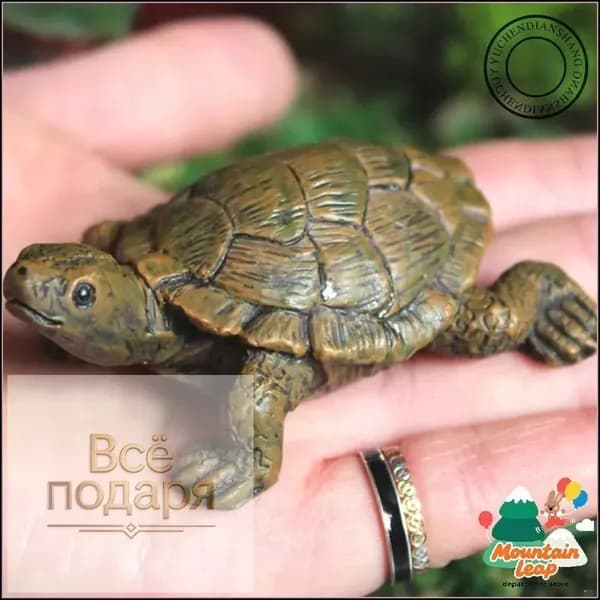 Декоративная черепаха для аквариума из прочной смолы 75 см