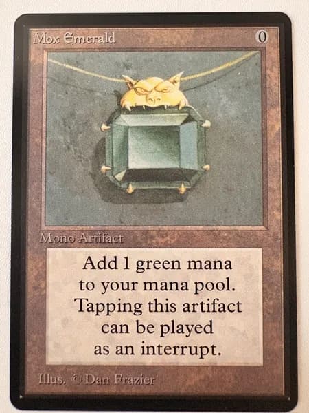 Коллекционная карточная игра MTG Mox Emerald