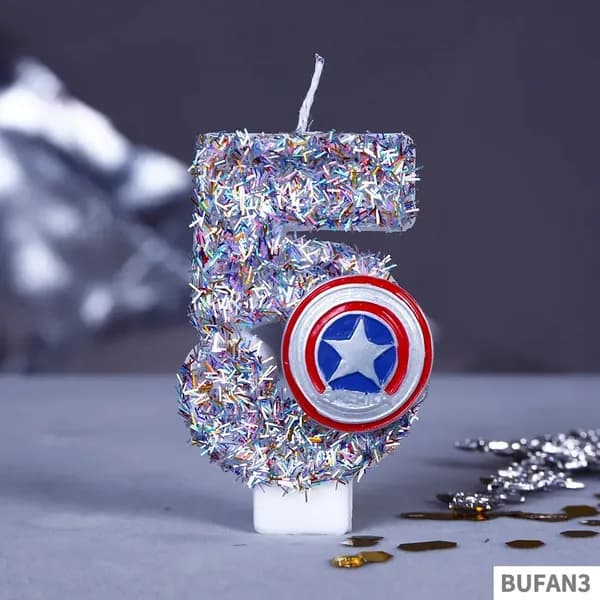 Свеча цифра 2, цифра 3