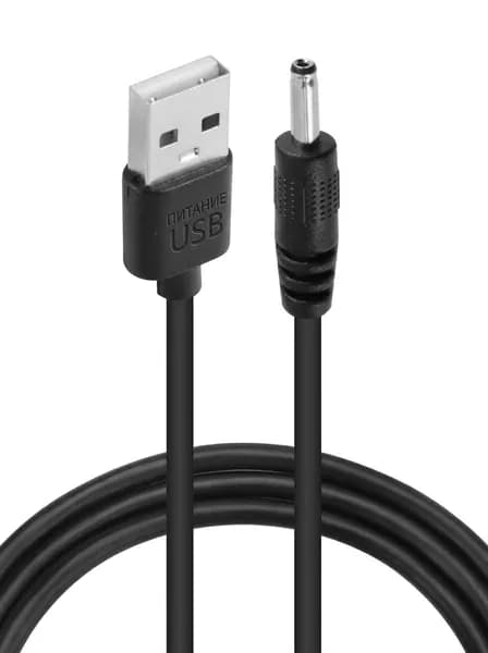 Блок питания, кабель для зарядки электрической зубной щетки, 5V, 3.5 x 1.35 мм, 1 м