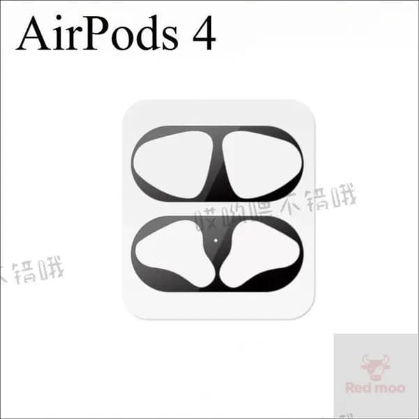 Защитная пленка для AirPods 4 / наклейка для кейса Аирподс 4 / защита от пыли