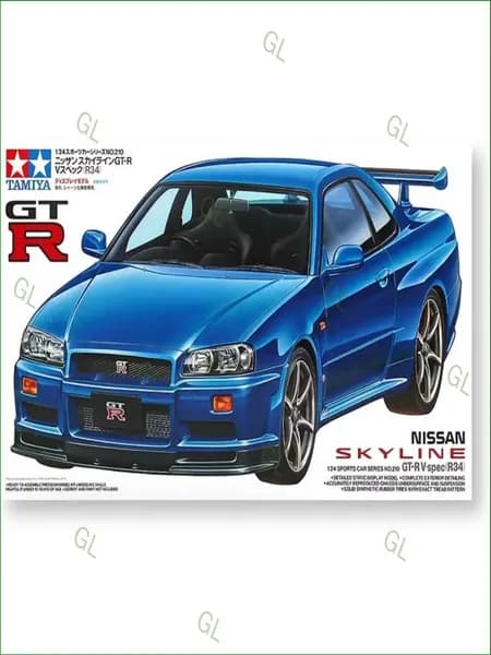 Эксклюзивный набор спортивных авто Nissan Skyline GTR R34 VSpec BNR34 от Tamiya 24210 представлен GL