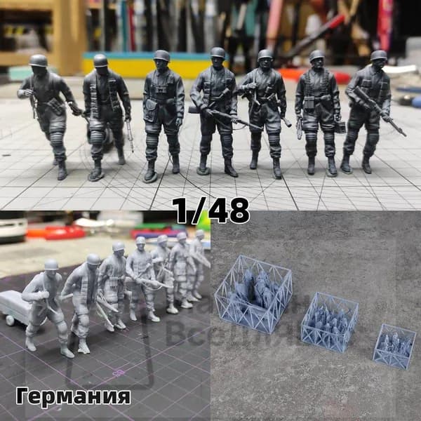 Cor 1/48 сборная модель солдат