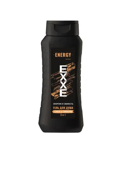 EXXE Гель для душа мужской Men Energy 2в1, Сила и энергия, 400 мл