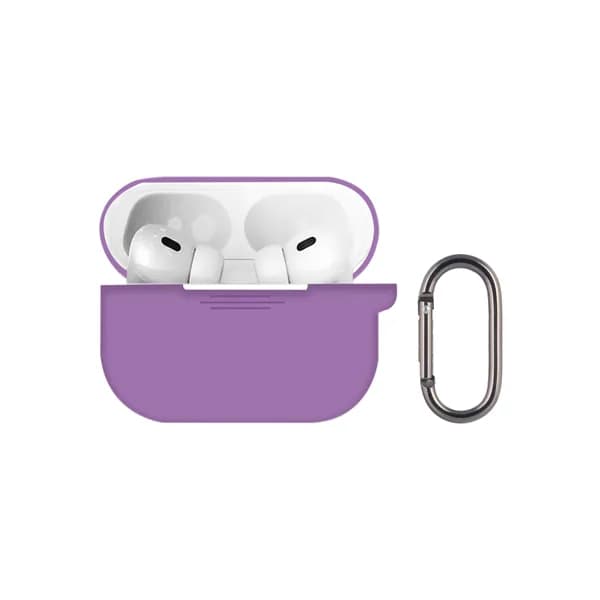 Чехол AirPods Pro 3 силиконовый/ кейс для наушников Apple Violet фиолетовый/ противоударный
