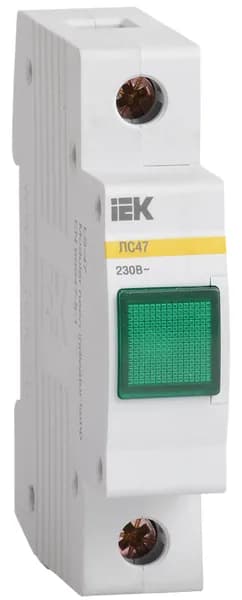Сигнальная лампа IEK (ЛС-47) зеленая (неон)