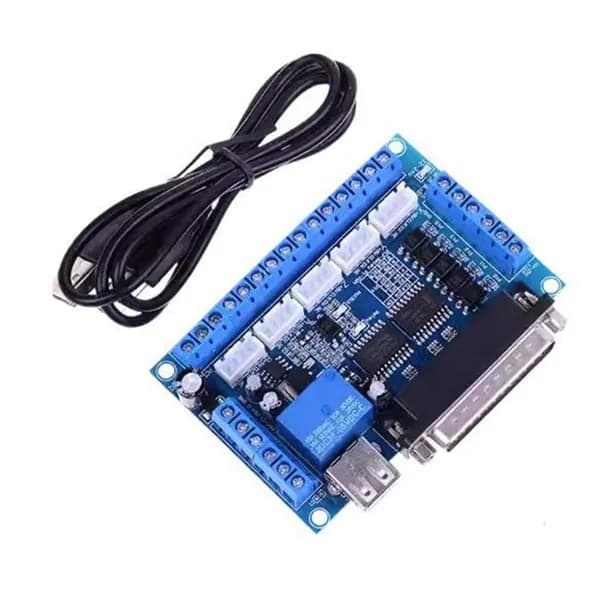 5-осевая CNC коммутационная плата для драйвера шаговых двигателей Mach3 с USB