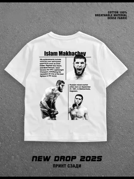 Футболка с принтом Ислам Махачев