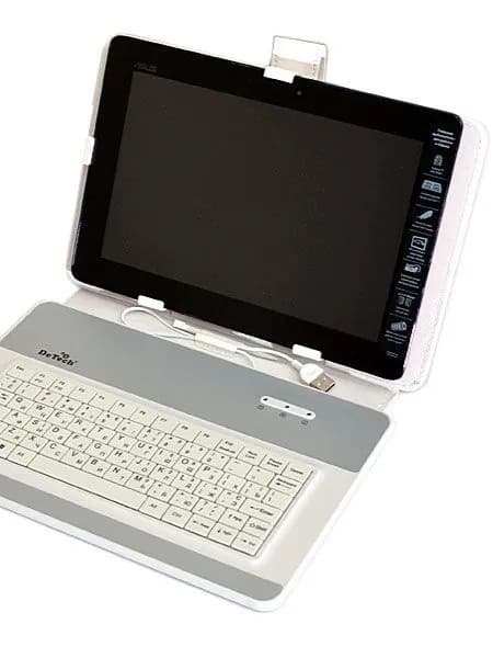 Клавиатура чехол для планшета micro usb, DeTech DTK-0110SUW 10"