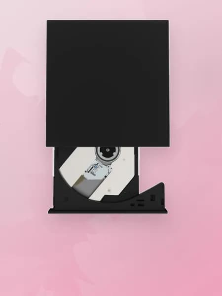 Компактный USB 3.0 внешний DVD/CD привод для обновления ОС, Черный