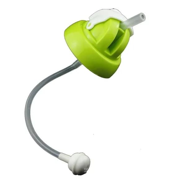 Соска с утяжеленной трубочкой для детских бутылочек, пищевой материал, Зеленый