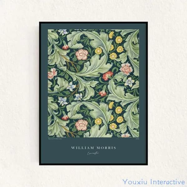 Постер "William Morris - Leicester", 30х21 см