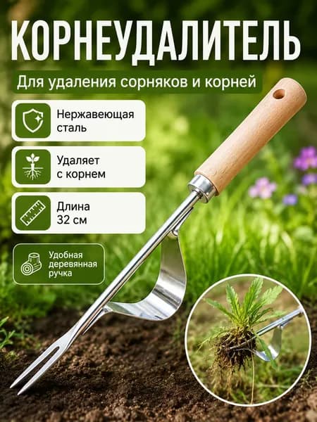 Корнеудалитель, рукоятьНержавеющая сталь, 19.5 см