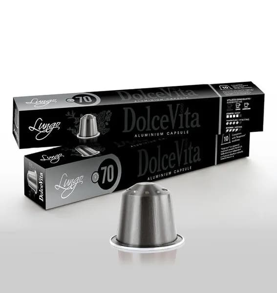 Капсулы для кофемашин Nespresso DolceVita "LUNGO" (10 капсул) ал/к