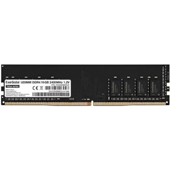 ExeGate Оперативная память Модуль памяти 4GB ExeGate Value, DIMM, DDR4, PC4-21300, 2666MHz, (EX283081RUS) DDR4, 2666 МГц, 1 x 4 ГБ (EX283081RUS)