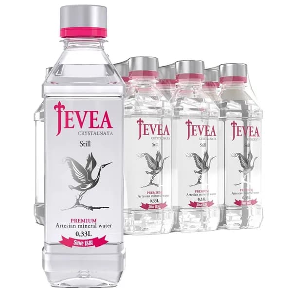 Jevea/Жевея негазированная вода 0,33л*12 шт.