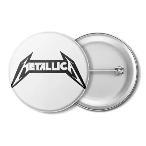 значок, металика, металлика, metallica, рок, rock.