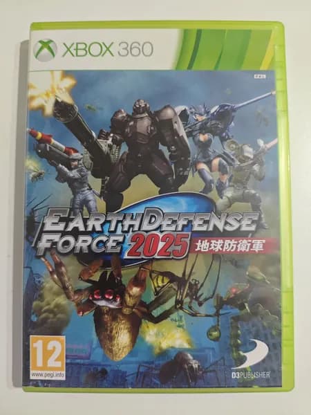Диск EarthDeafense Force 2025 Xbox 360. Товар уцененный