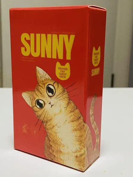 Колода таро "Солнечно-Оранжевый кот"-Кошки,Sunny Orange Cat Tarot Deck