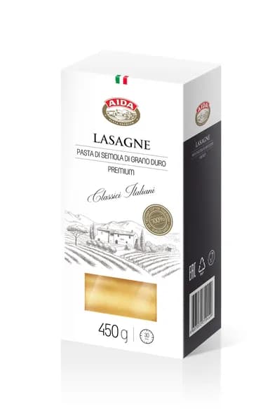 Макаронные изделия AIDA Lasagne Лазанья 450г