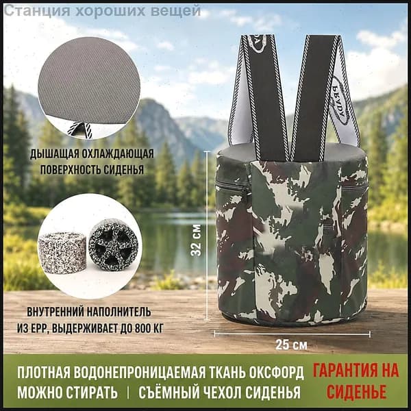 Садовый стул, Пенополиуретан, 25х25х30 см, 1 шт