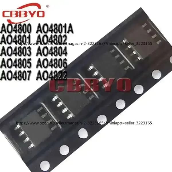 10шт /упак AO4804 Sop-8
