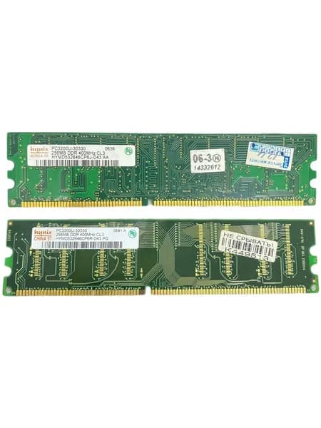 Оперативная память DDR1 PC3200 DDR, 400 МГц, 1 x 256 МБ