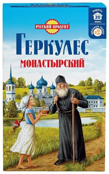 Хлопья овсяные Геркулес Монастырский, 500 г